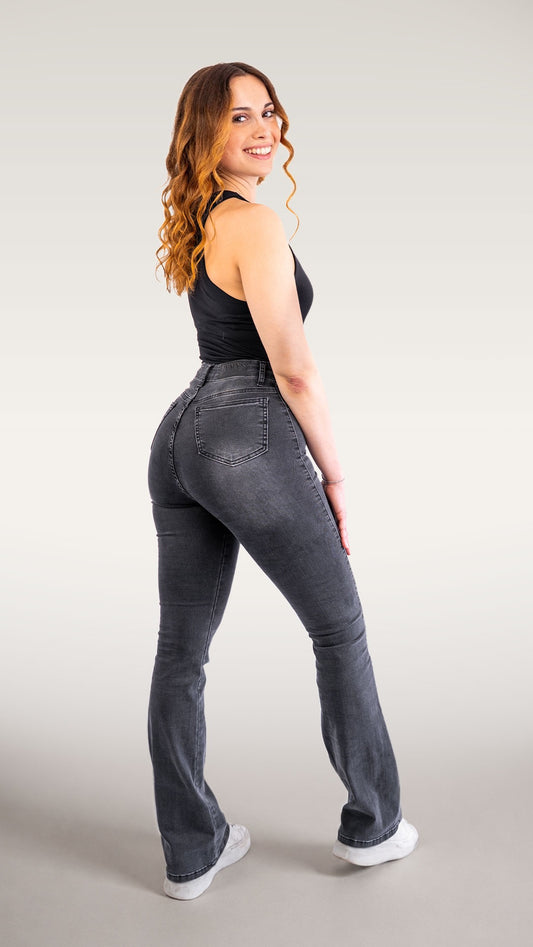Flared Black Gymns