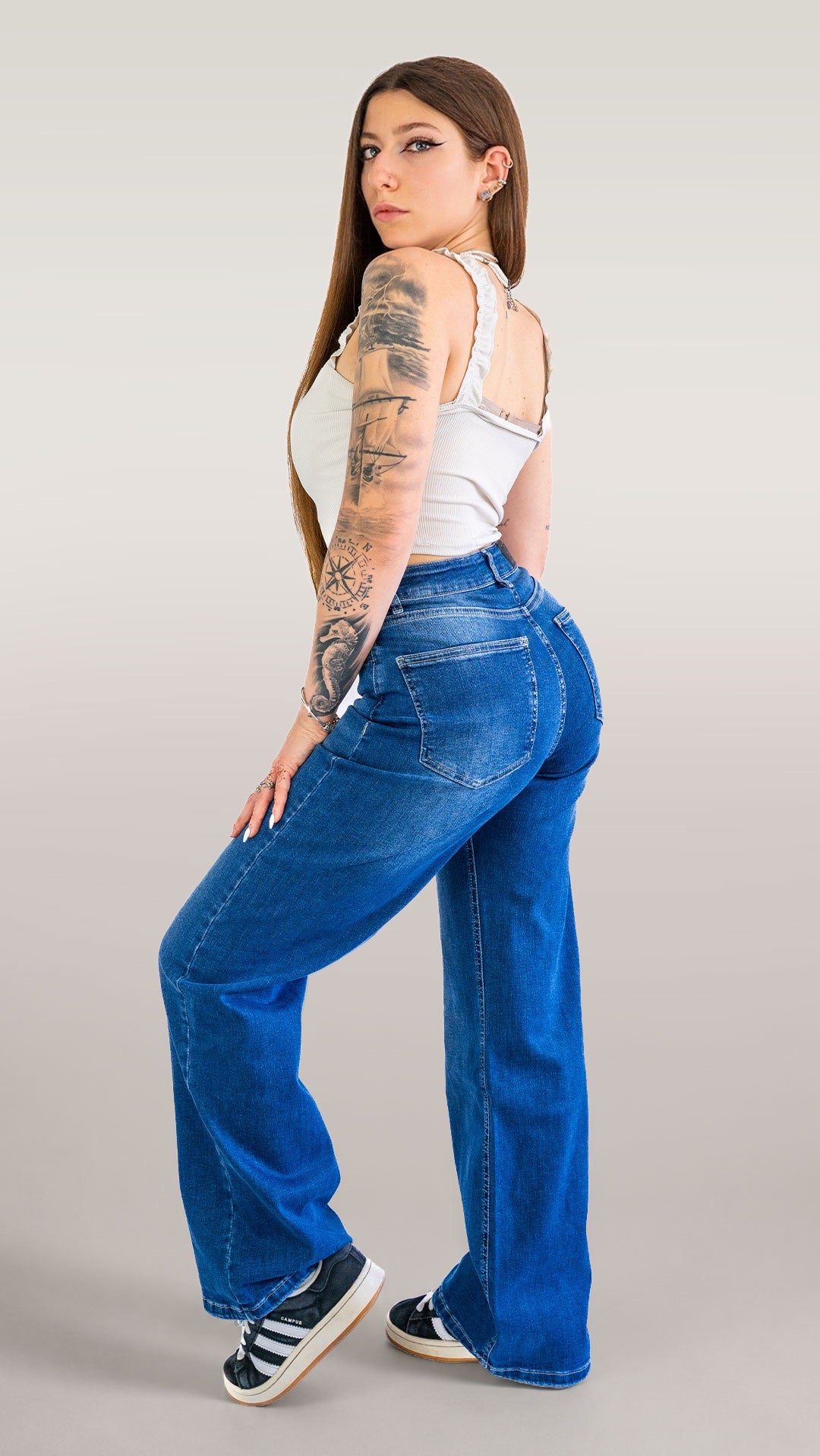 Baggy Blue Jeans