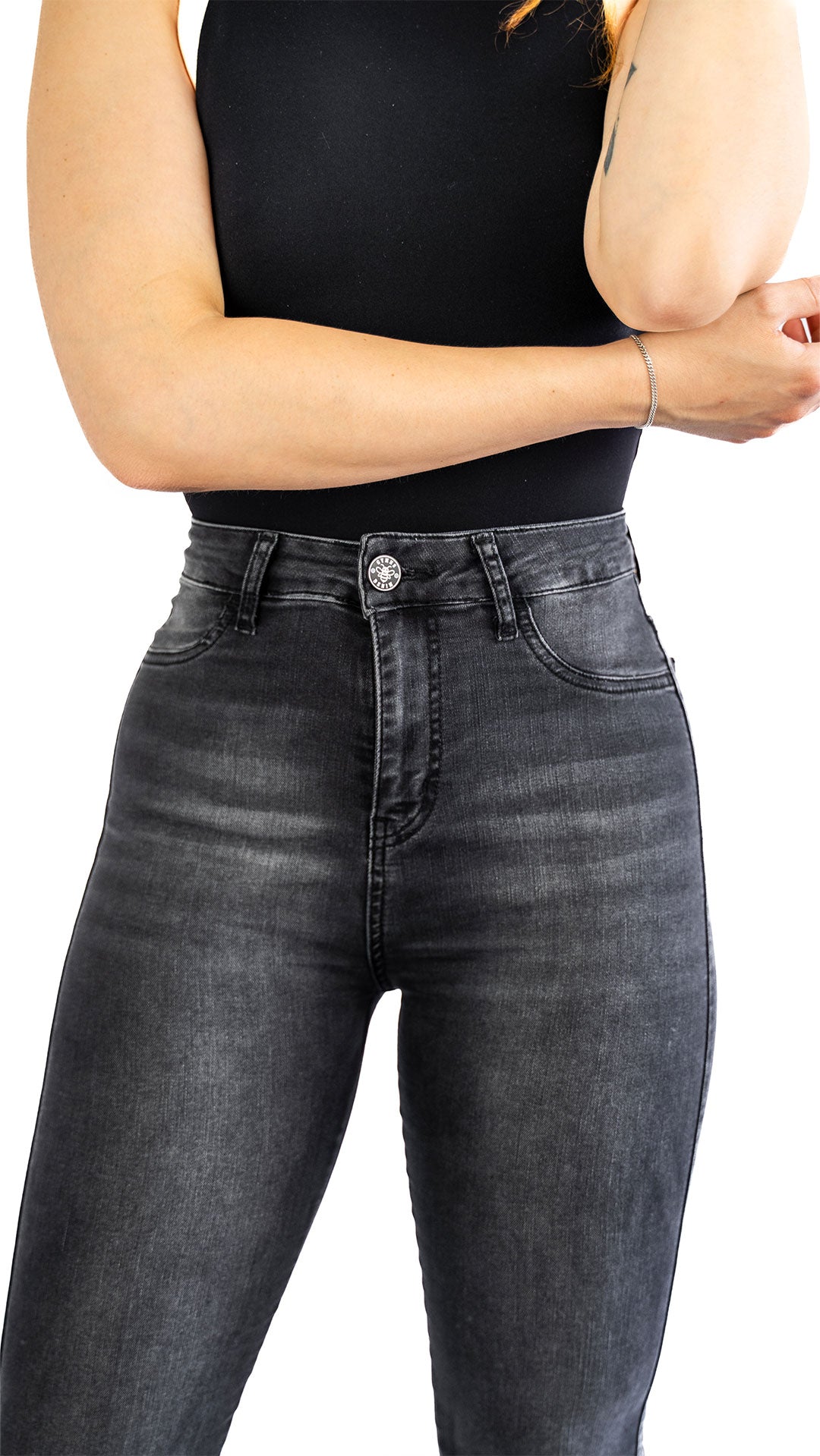 Flared Black Jeans